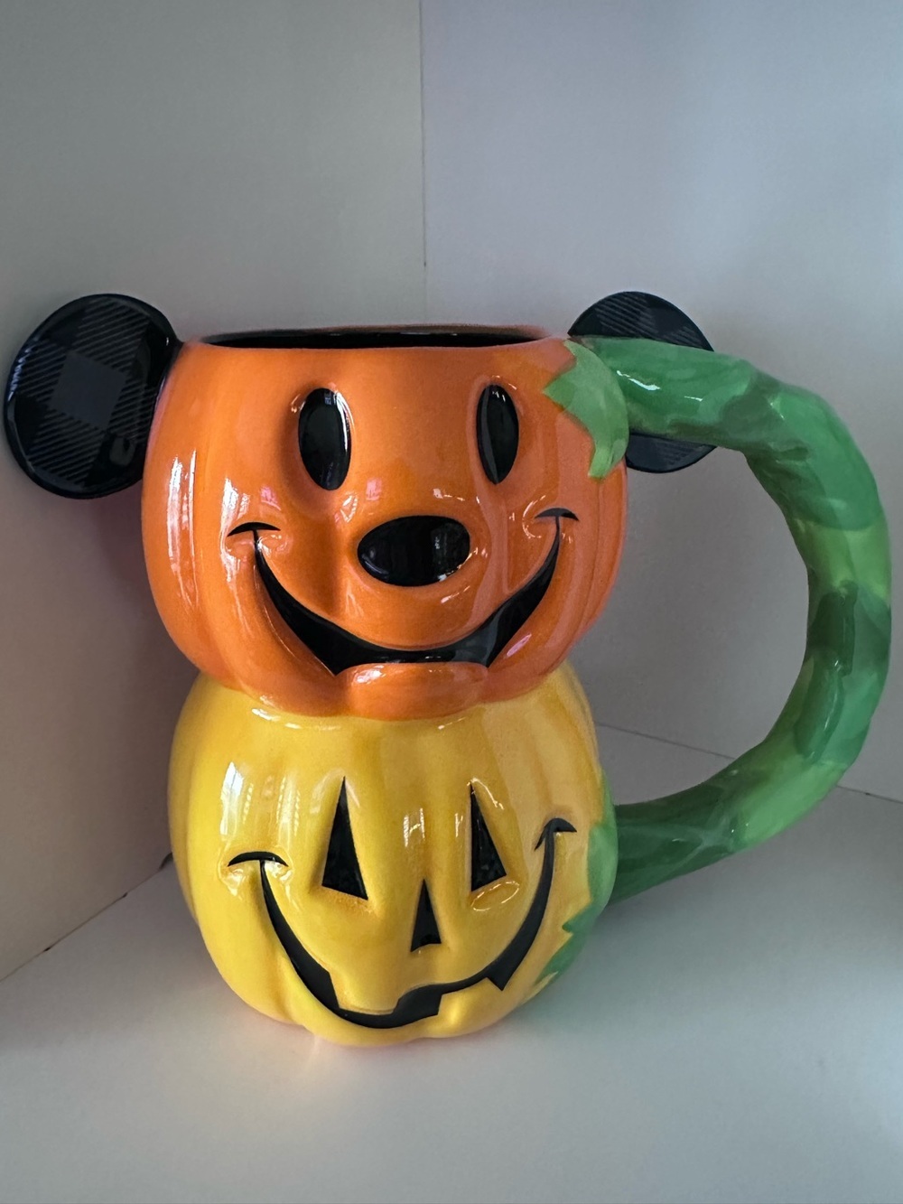 Disney Parks Halloween Pumpkin Mickey Mug
